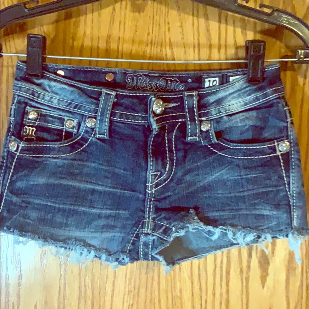 Miss Me DIY short shorts, sz10